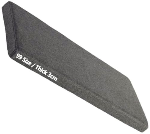 Sitzkissen Bank 150x40 100x40 80x40 160x40 120x40 200x40 Bankkissen, Gartenbank Kissen Bankauflage, Stuhlkissen 40x40 45x45 50x50, Sitzauflage Sitzpolster Bank für Innen outdoor, Fenster(Dark Grey 8o,