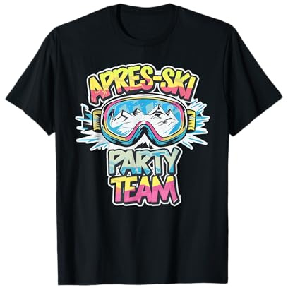 Apres Ski Party Team lustges Hütten Party Urlaubs Outfit T-Shirt