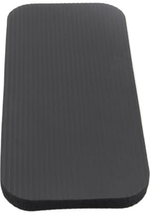 Yoga-Kniepolster, Pilates-Bodenübung, rechteckiges Yoga-Kissen, extra dicke Schaumstoffpolsterung, 46 x 21 x 1 cm, hochdichtes Material für Pilates und Bodenübungen