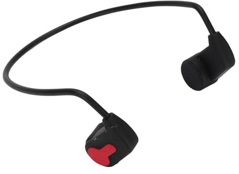 Topiky Cuffie Conduttore di Conduzione Ossea, Auricolare Bluetooth Che Nuota con Lettore MP3, Auricolare Subacqueo, Cuffie Auricolari Aperte a Prova di Acqua per Nuotare, Correre, (nero