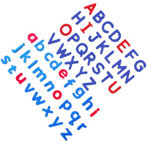 Yardwe 2sätze Buchstabenmagnete Für Kühlschrank Mit Stücken Alphabet Magnete Kühlschrankmagnete Mit Großbuchstaben Und Einfachen Buchstamen Zum Lernen Und Befestigen