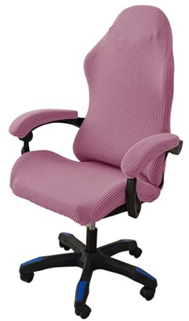 tintoke 4 Piezas fundaparasilla de Juego,FundaSillaOficina con Reposabrazos,FundaparaSilla Gaming,con Cremallera, Adecuado para sillasdejuego, sillasdecomputadora, sillasgiratorias (Púrpura)