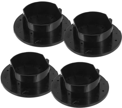 FIXOSHEE Pasacables Cepillo Ignífugo para Suelos Técnicos Antipolvo y Antiestático Diámetro 57 Pulgadas 4 Unidades Placa de Cepillo para Gestión Segura de Cables en Racks de
