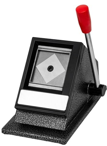 Colcolo Perforatrice pour photos d'identité (5 x 5 cm), outil de découpe de papier multifonction, massicot pour table, école et maison