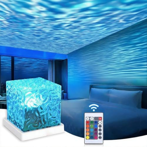 Aero Zen Ocean Wave Galaxy Projector,16 Colors Lights with Remote Control