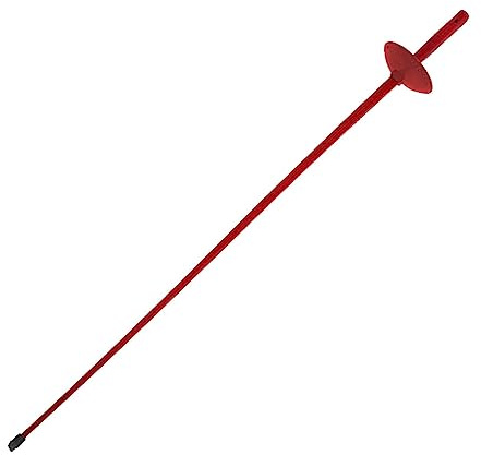 Homyl Fechtdegen Kinder Fechtsäbel Trainingszubehör Bewegungsmelder rutschfeste Handhabung für Themenparty Cosplay Rollenspiele, Rot, Stil a