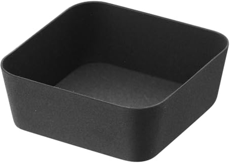 Yamazaki 4224 Tower Amenity Tray S, Black, Steel, 9 x 9 x 4 cm