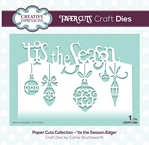 Paper Cuts Collection-'tis The Season Edger - Troquel (metal, 14,2 x 9,3 cm)