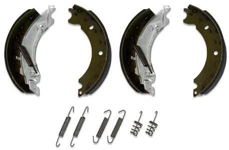 KAMPOL AUTOMOTIVE Mâchoires de Frein 200x50 pour Essieu KNOTT 1350 kg et 1500 kg, Kit Complet avec Ressorts pour Tambours KNOTT 2050/2051, Remplacement de Haute Qualité pour Remorque