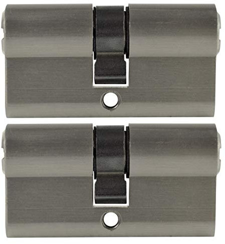 2x Profilzylinder 60mm 30/30 10x Schlüssel Tür Zylinderschloss gleichschließend