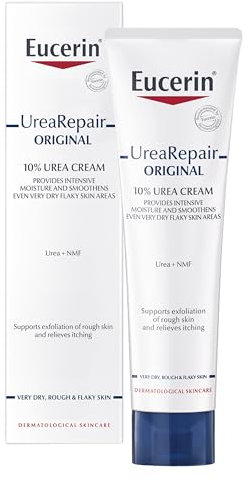 Eucerin UreaRepair ORIGINAL 10% Urea Creme 100ml, Intensive Körpercreme für trockene und raue Haut, Hautpflege mit Urea für trockene Haut