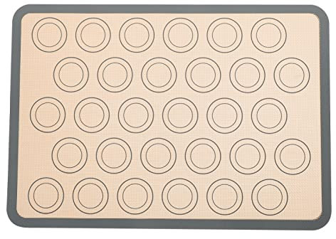 iplusmile 2pcs Silicone Baking Mat Non-Stick Baking Sheet for Pan for Cookie and Oven Use