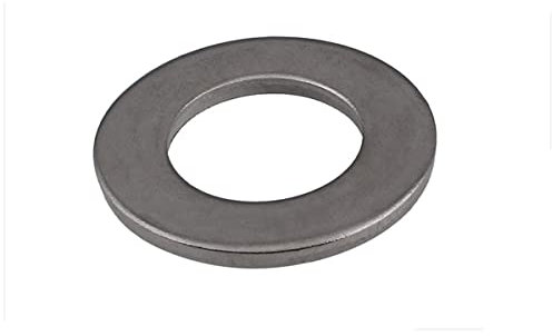 MACHSWON 10 Stück flache Unterlegscheiben 304 Edelstahl DIN125 flache Dichtungen M27 x 50 mm x 4 mm runde Ringe Dichtungsscheibe Metallhalter Ring Schraubverschluss Hardware Zubehör
