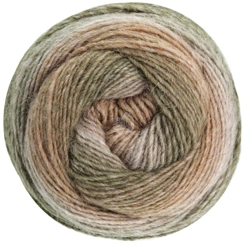 Lana Grossa Gomitolo Alpaca 372 - Graubeige/Taupe/Heugrün