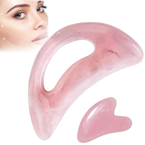 2pcs Gesichtsstein Gua Sha Stein Guasha Gua Sha Set Gesichtsmassage Stein Gua-Sha Gua Sha Guasha Gesichts Stein Gesicht Massage Gesicht Stein Body Gua Sha Gesichtsstein Gua Sha Stein Set