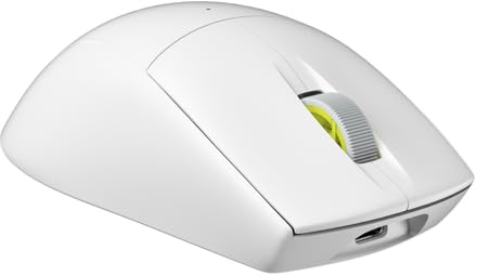 Corsair M75 AIR Wireless Ultra-Light FPS Gaming Mouse – 26,000 DPI – Ultra-Fast Input – Symmetric Shape – iCUE Compatible – PC, Mac – White