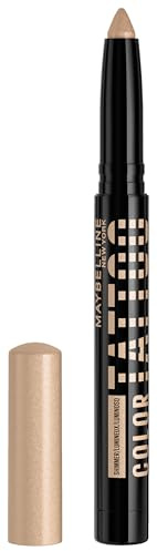 Maybelline New York Lidschatten Stift, Primer und Lidschatten-Stift, Langanhaltende, cremige Farbe, Color Tattoo Eye Stix, Farbe: I Am Authentic