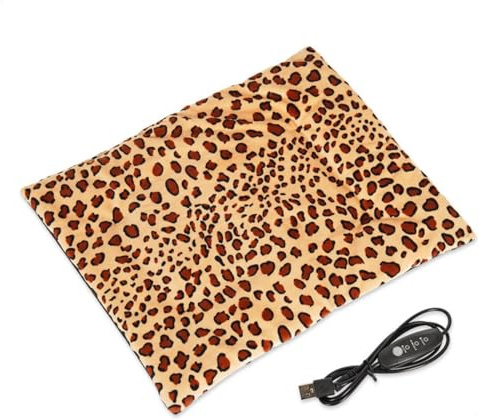 USB-Heizmatte für Haustiere, verstellbar, wasserdicht, für Hunde und Katzen, 3 Heizstufen, Innenkomfort, ideal für Welpen, Kätzchen, ältere Tiere im Winter
