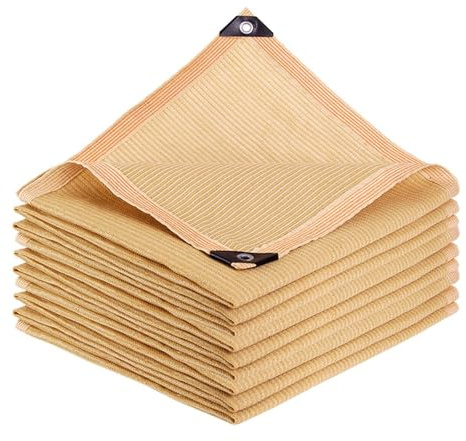 Telo Ombreggiante con Occhielli, Rete Ombreggiante Rettangolare, Telo Ombra Tenda A Vela Traspirante per Giardino Piante, Panno Privacy Schermutura(13X26ft/4X8m)