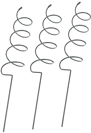 ifundom 3 Stück Teiliges Spiralförmiges Pflanzenstützset Stabiler Rankhilfe Stab für Tomaten Bohnen Rosen und Kletterpflanzen Vielseitige Gartenstütze für Balkon Beet und Topf Dekorative