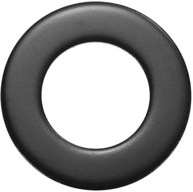 M METERXITY 1 Pzs Arandelas Planas M30, 56mm OD 4mm Espesor Acero Inox 304 para Pernos Tornillos Tuercas Automóvil Maquinaria Muebles, Arandelas Metálicas Planas [Negro Galvanizado]