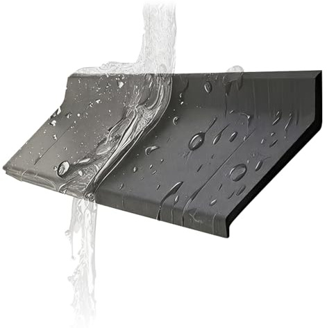 Selbstklebende Regenschutzleiste Aus Gummi Für Fenster, Schutz Vor Regenwasserrückstau 135° Neigbar Fenster-Dichtleiste, 0.5~5m Biegbar Und Schneidba Abdichtung Für Schiebefenster