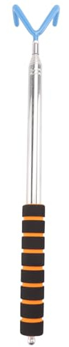 Tumintu Disc Golf Retriever Disc Golf Grabber 10 Fuß Tragbare Teleskopstange mit StrapazierfäHigem Haken für Draussen Fliegend Disc