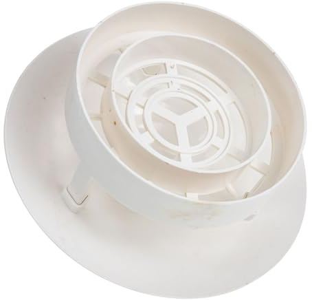 Toyvian Copertura Antipioggia in Pvc Resistente per Ventilazione Tetto 110-160 Mm, Cappuccio Traspirante per Stufa, Protezione Imbuto Facile da Installare per Uso Esterno