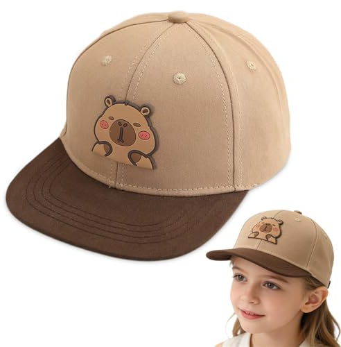 Casquette de Baseball pour Enfant, Chapeau Soleil Casquettes Broderie de Baseball Chapeau Visière Adjustable Casquettes de Soleil Chapeaus de Sport pour Sport Plage