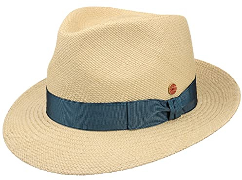 Mayser Manuel Brisa Panamahut Fedora Strohhut Ripsband UV-Schutz Made in EU Herren Sommer