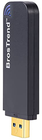 BrosTrend AC1200 Linux USB WiFi Adaptateur pour PC, prend en charge Ubuntu, Mint, Debian, Kubuntu, Mate, LMDE, Zorin, PureOS, Raspberry Pi 2+, Windows 11, Dual Band 5GHz à 867Mbps, 2.4GHz à 300Mbps