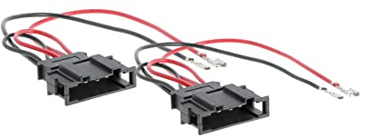 Lautsprecheradapter (2er Paket) auf DIN kompatibel mit Golf 4 5 6 7 Beetle EOS Passat Polo UP Fox & Seat Ibiza Toledo Arosa Leon Altea MII & Skoda Octavia Roomster Superb Yeti Citigo Fabia