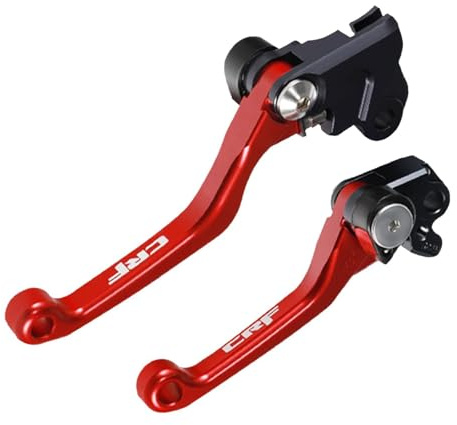 Adsspro Motorcycle Billet Foldable Brake Clutch Lever Handle CNC Aluminum Pivot for CRF150F CRF230F 2003-2020 CRF250F 2019-2022 CRF 230F 230 F 150F 150 250 250F Dirt Pit Bike Motocross Motorbike