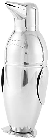 Josenidny Shaker de 500 ml en acier inoxydable motif pingouin pour bar barman