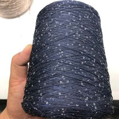 500 g Sommer-Seiden-Pailletten-Garn, spezielle mercerisierte Linie, DIY, 2 mm, Pailletten, Handstrickgarn, Faden, Puppenpullover, Stricklinie