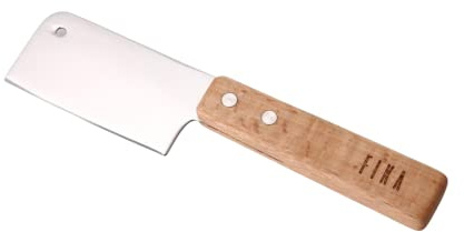Neoflam Fika 7 inch Mini Cheese Dessert Knife with Walnut Wood Handle