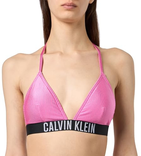 Calvin Klein Damen Bikini Oberteil Triangel Gerippt