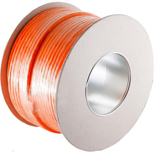 1aTTack.de Cable de red CAT 7 CAT.7 LAN, sin halógenos, cable de instalación CAT7, cable de red, cable de datos Gigabit Ethernet, 100 m