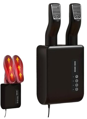 Wall Mounted Shoe Dryer, Electric Boot Dryer, Adjustable Shoe Dryer with Timer, Shoe Dryer, Foot Dryer for Rainy Seasons