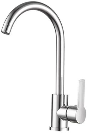 Küchenwasserhahn, 304 Edelstahl, Spültischarmaturen, kalte und heiße Mischbatterie, Badezimmer, Waschbecken, 360 Grad drehbar, Einhandarmaturen