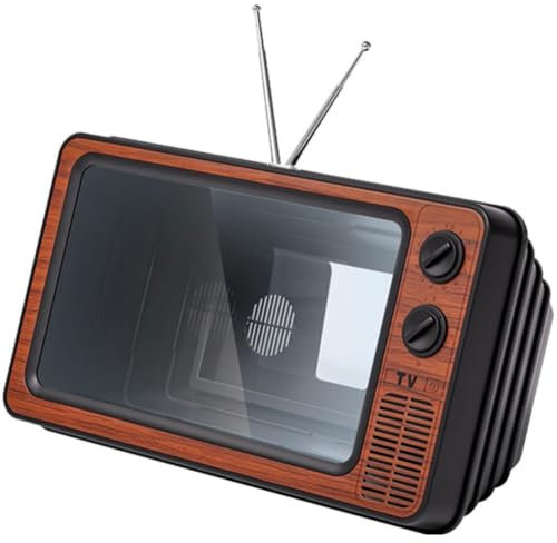 Danlai Phone Screen Magnifier 12 Inch Mobile Phone Enlarged Expand Stand Phone Holder Retro Video Amplifier Magnifier Box