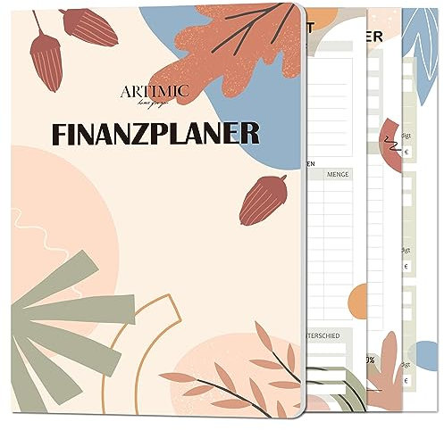 BIROYAL Budget Planer, Budgetbuch 96 Seiten Finanzplaner inkl. Monatliches Budget, Ausgaben Tracker, Einsparungs-, Einkommen-, Budget Buch zur Kontrolle Ihres Geldes, Undatiert (148x210mm)