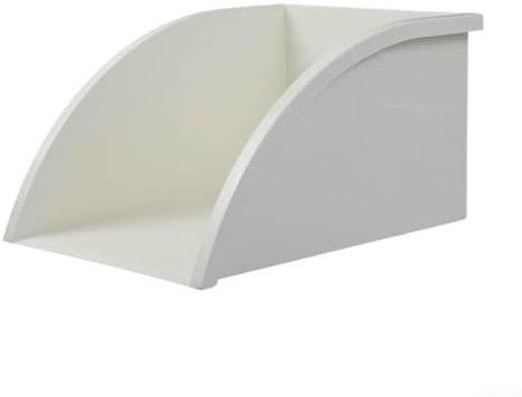 Rainwater Hopper, Water Dustpan Overflow Drain Pipe Extender for Outside Down Spout Drain Trays Rain Diverter Drainage Pipes Drain Extender Strainer Deep Kit for Outside Spout Drain Trays Rain(White)