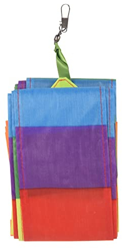 Asuinxurr Super Nylon Lenkdrachen Schwanz Regenbogen Linie Kite Zubehoer Kinder Spielzeug