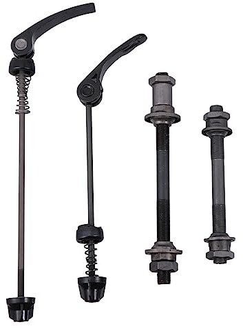 VANZACK Schnellspanner-fahrradspieß Und Hohlwelle Set Für Vorne Und Hinten Fahrradräder Hohlachse Zur Einfachen Montage Ohne Werkzeug