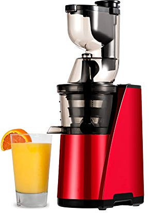 150W Slow Juicer, Commercial Electric Masticating Juicer Machine with Quiet Motor, Non-Drip Spout, Easy to Clean, Ideal for Fresh Juice Preparation