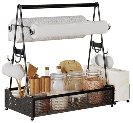 Caddy BBQ Tool - Utomhus Grill Arrangör Rack för Verktyg | Picknick Caddy Krydda Bärbar Bricka Ger Förlängd För Grillverktyg, Tillbehör för