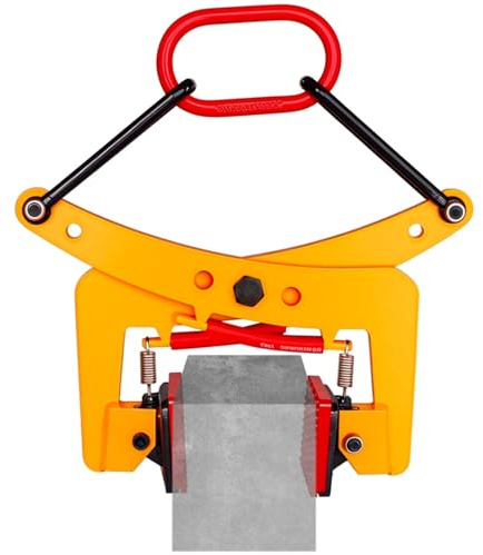 280 kg Versetzzange Bordsteinzange - Verstellbare Öffnung 8-30cm, Zum Heben und Transportieren von Steinen