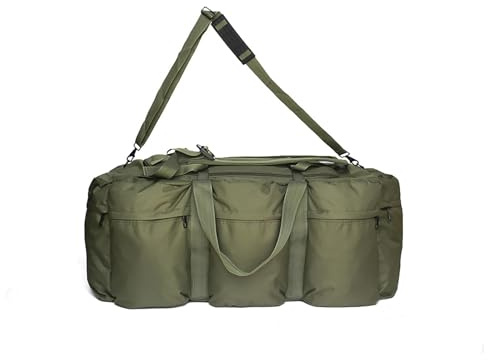 NEWFUN Einsatztasche, Reisetasche 100l, Faltbare Reisetasche, groß, Sporttasche, Wochenend-Handgepäcktasche, Grün