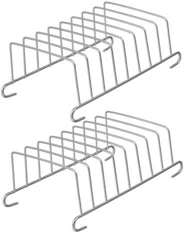 Happyyami Parrilla de Acero Inoxidable para Freidora de Aire, 2 Unidades, Accesorio para Tostar Pan en Cocina Doméstica y Horno Microondas